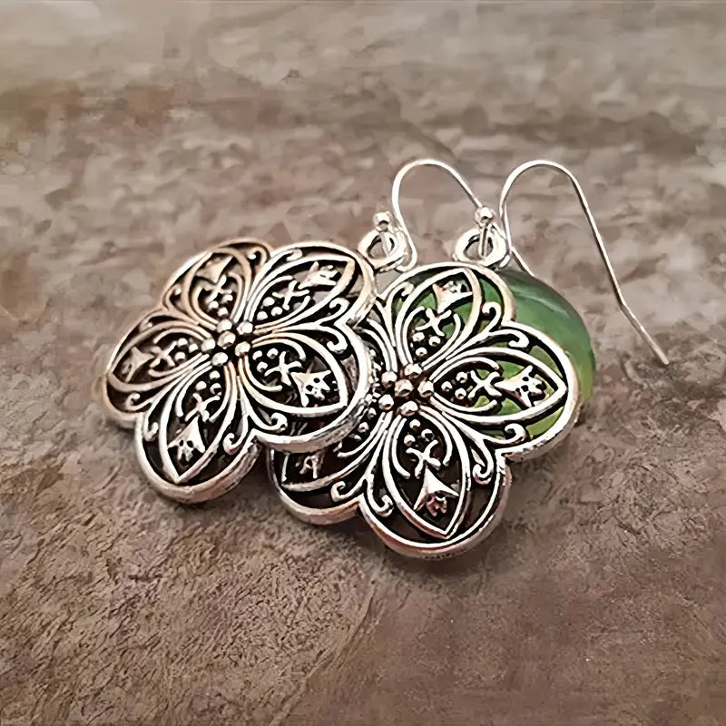 Antique Flower Earrings