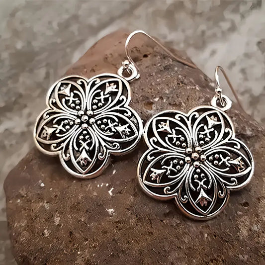 Antique Flower Earrings