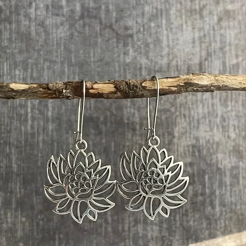 Lotus Flower Earrings