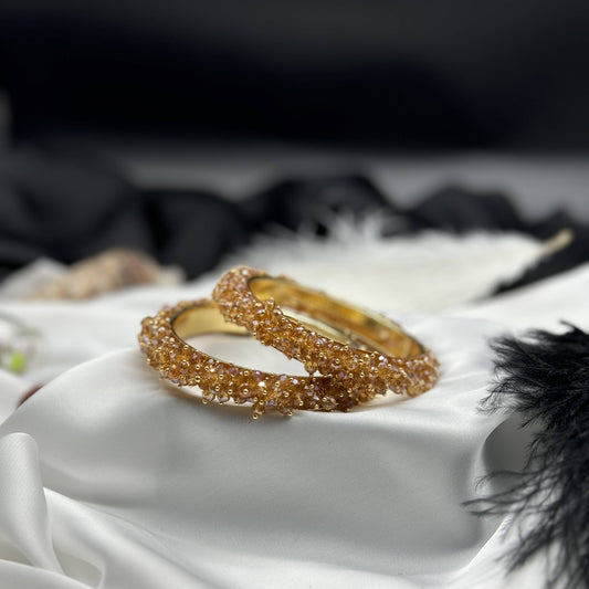 Caramel Charm Bangles