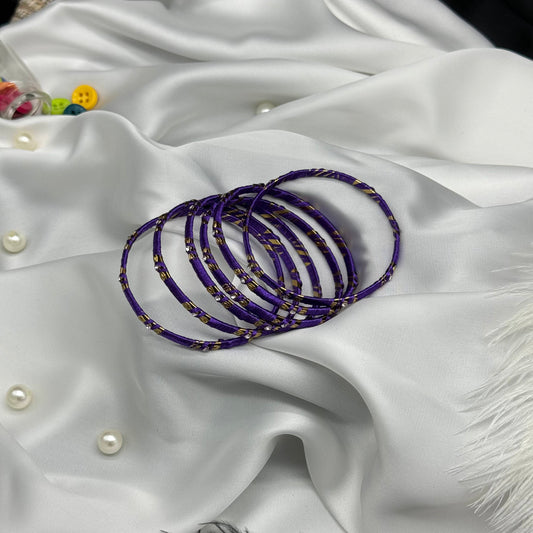 Reshmi Purple Bangles