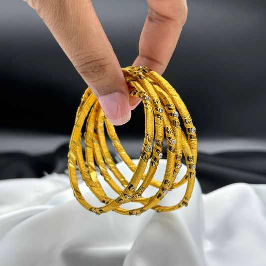 Reshmi Yellow Bangles