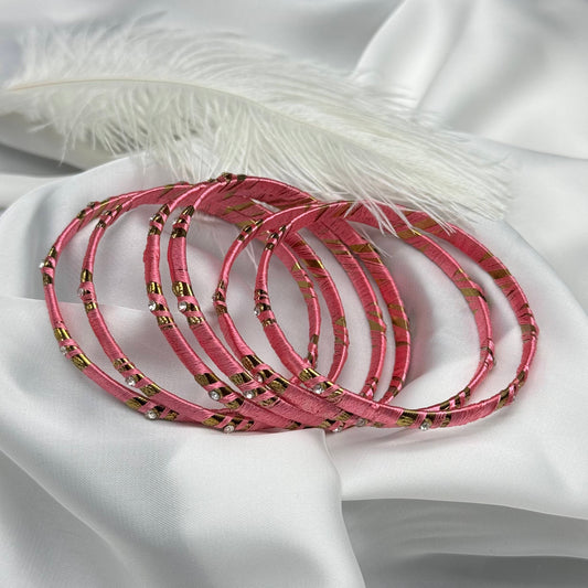Reshmi Pink Bangles