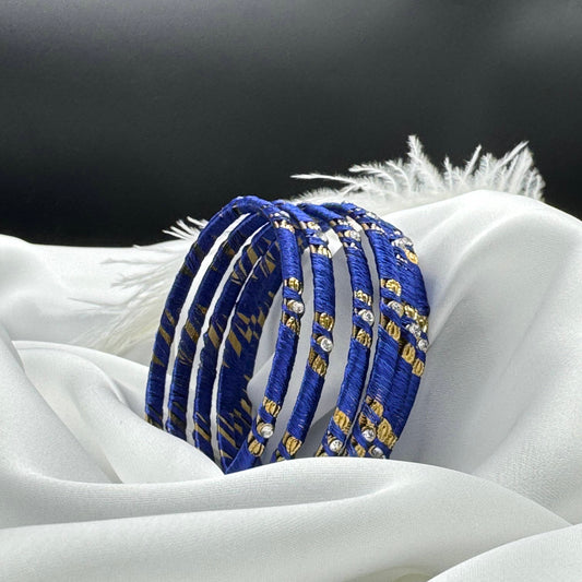 Reshmi Blue Bangles