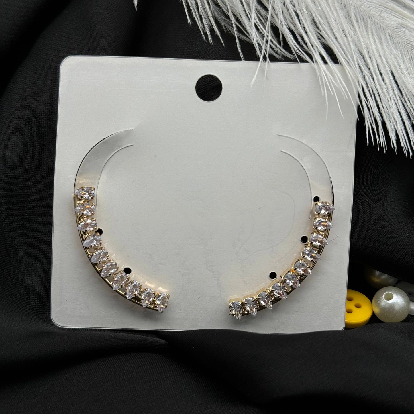 Zircon Ear-cuffs