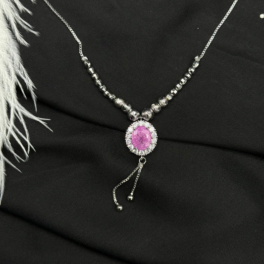Pink Opal Necklace