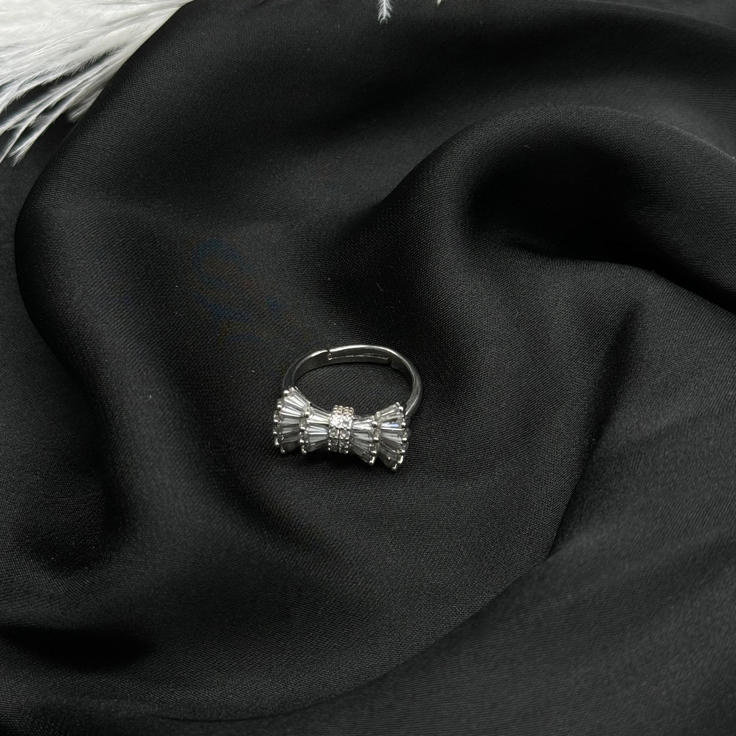 Zircon Bow Ring